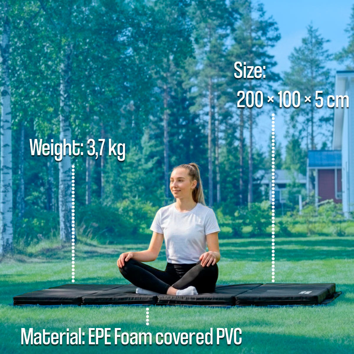 
              AirTrack Nordic Gymnastics Mat 200x100x5cm