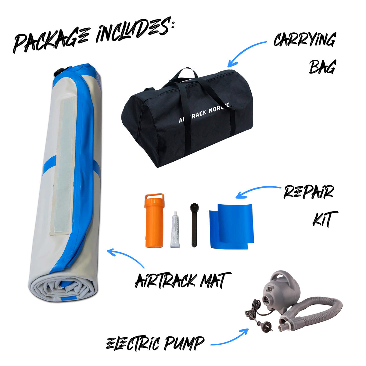 AirTrack Nordic Deluxe, 3-10m